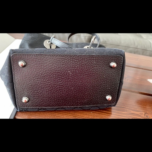 Gucci Black Monogram Mini Tote - Picture 10 of 15